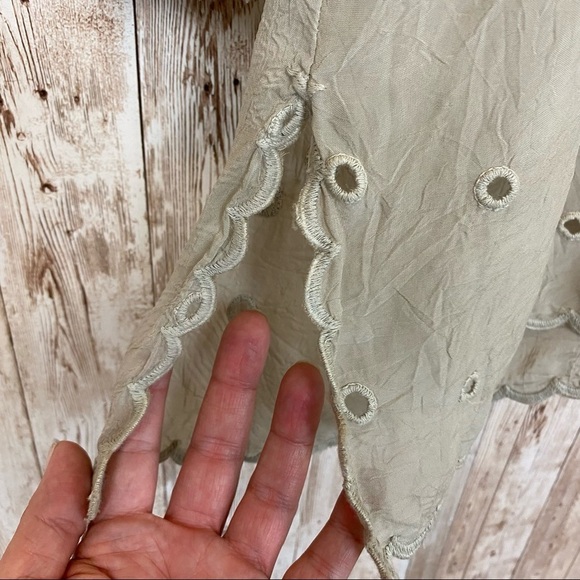 Johnny Was Eyelet Embroidered Tie‎ Front Tunic - Picture 6 of 10